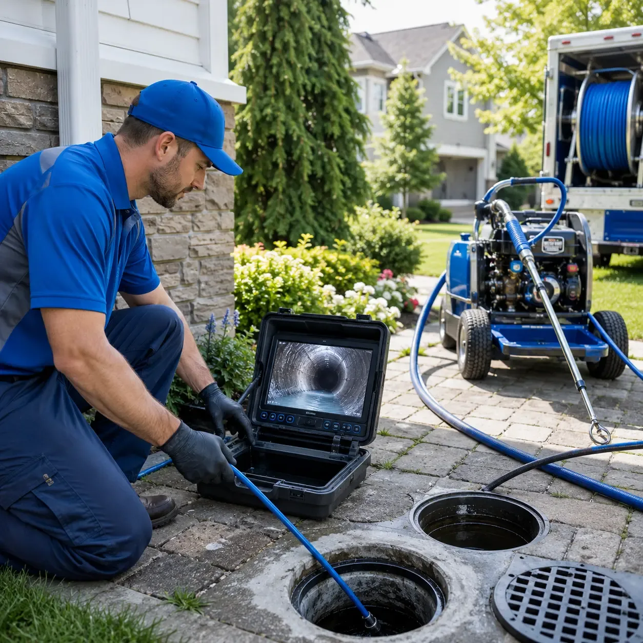 Outdoor drain cleaning professionals serving Timewell, IL