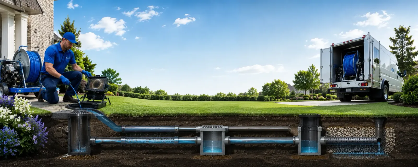Outdoor drain cleaning information for Timewell, IL